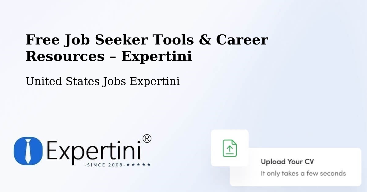 Free Job Seeker Tools & Career Resources – Rancho Mirage - Rancho Mirage, United States Jobs Expertini